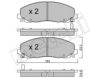 METELLI 22-0946-0 Brake Pad Set, disc brake